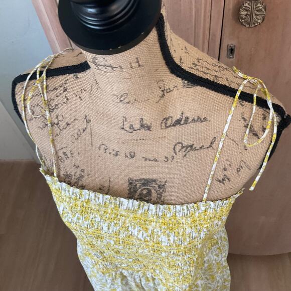 J. Crew Paloma dress Liberty floral boho garden party smocked adjustable vacay L - Picture 15 of 16